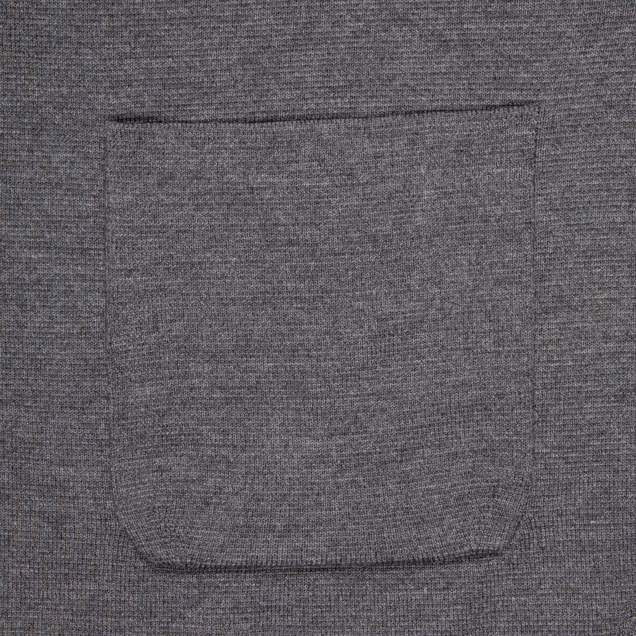 Drumohr Knitted Jacket Merino Wool Dark Grey