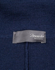 Drumohr Knitted Jacket Merino Wool Blu