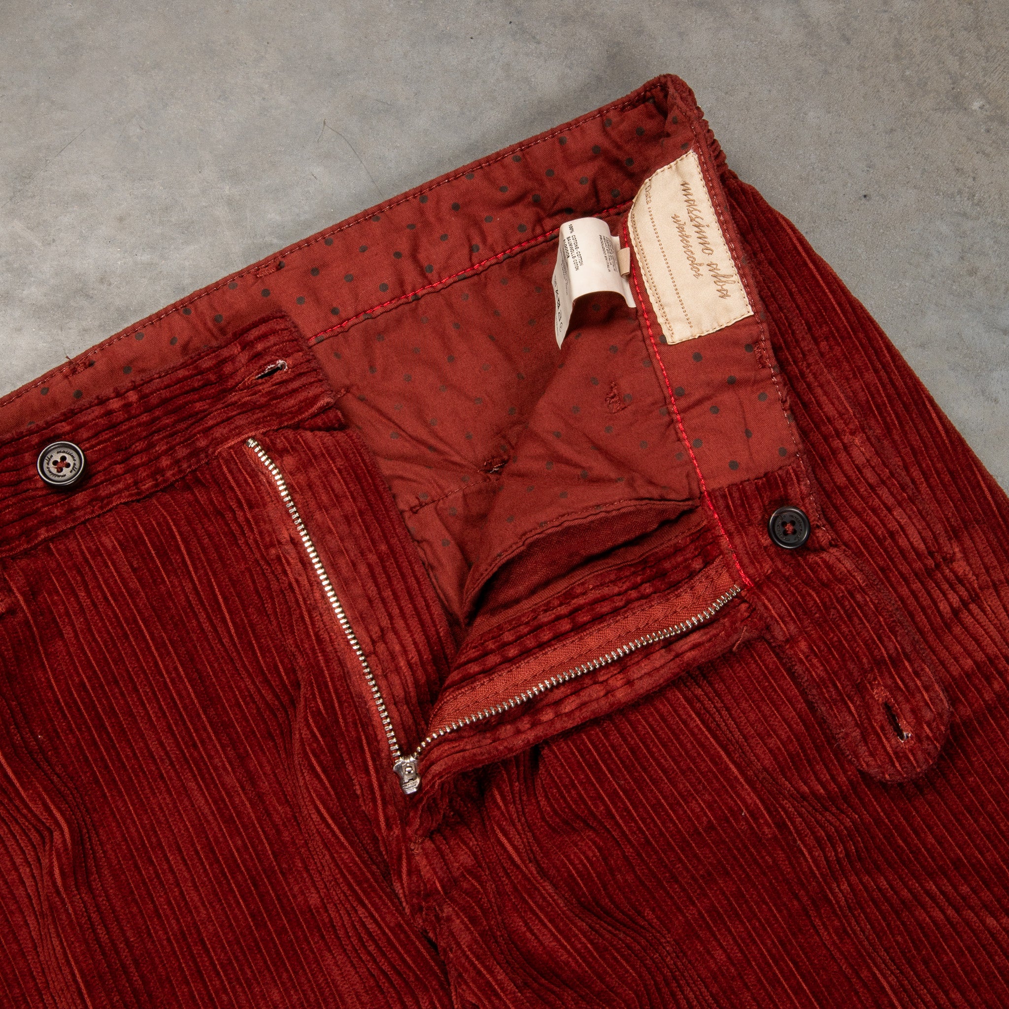 Massimo Alba Winch2 Corduroy Pants Sierra