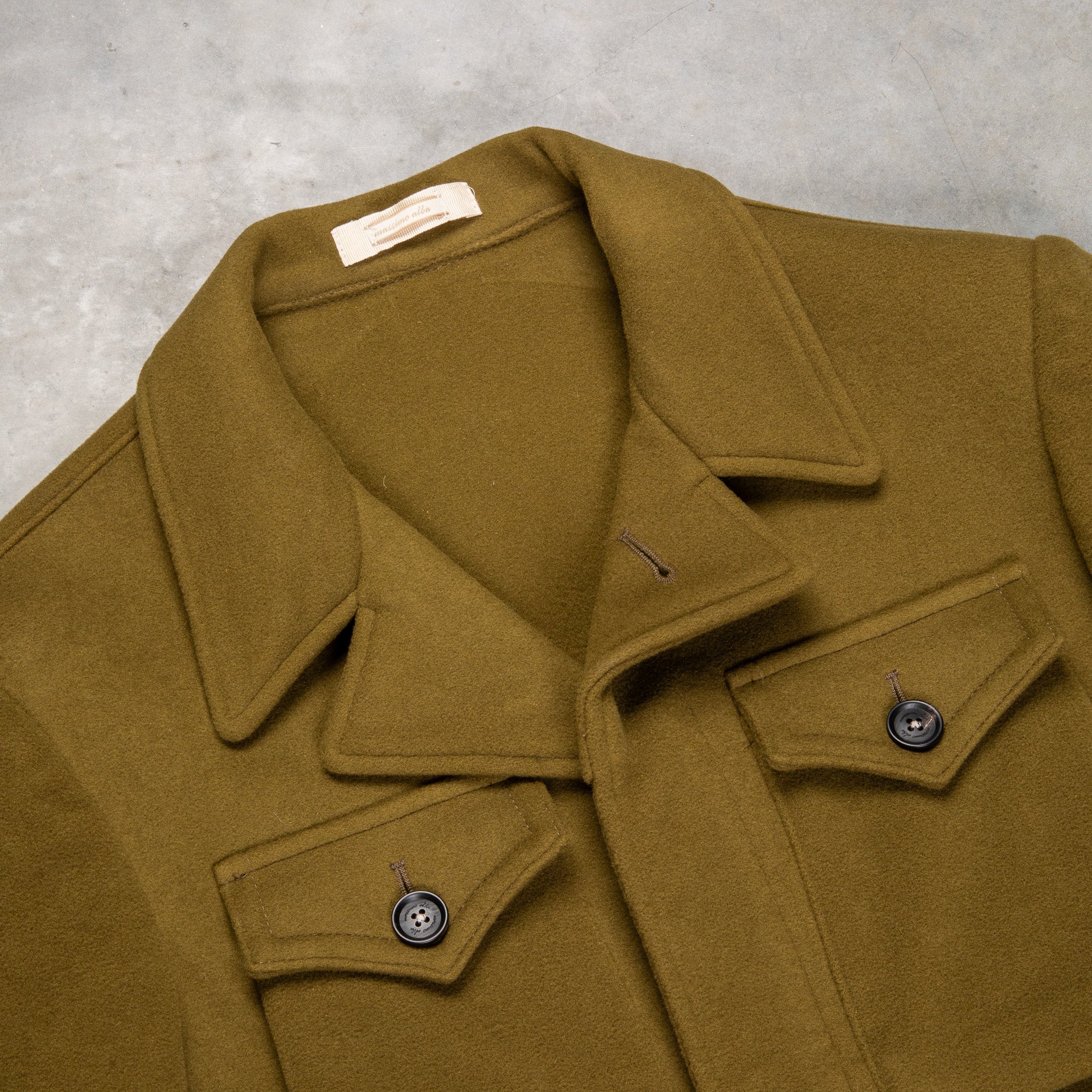 Massimo Alba Field Wool Jacket Militare