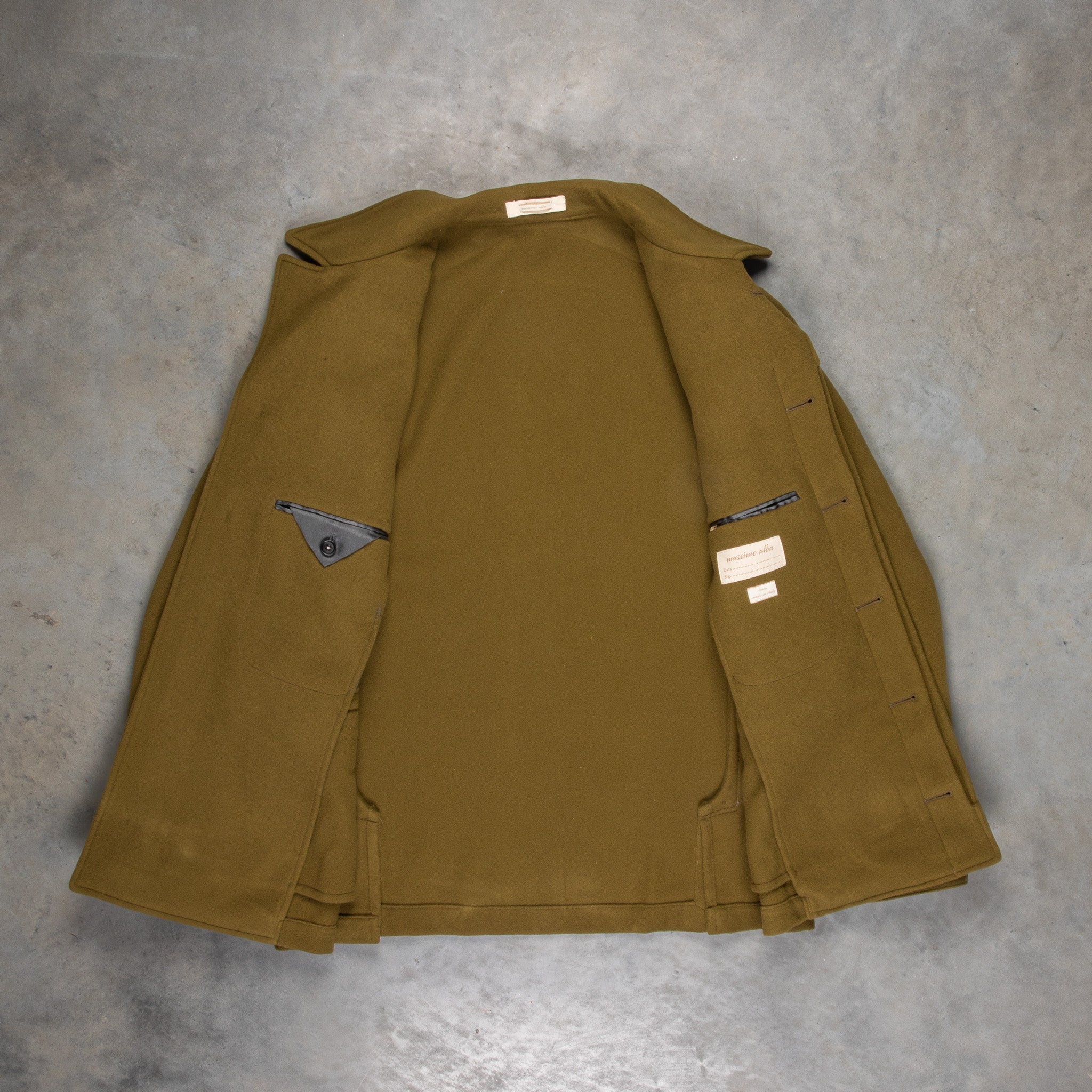 Massimo Alba Field Wool Jacket Militare