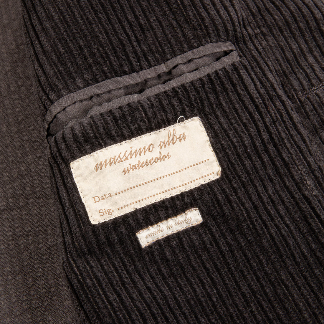 Massimo Alba Field Corduroy Jacket Carob