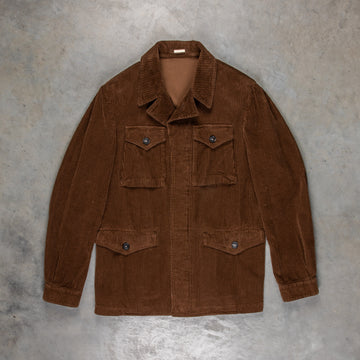 Massimo Alba Field Corduroy Jacket Noce