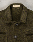 Massimo Alba Solex Wool Jacket Herringbone Olio