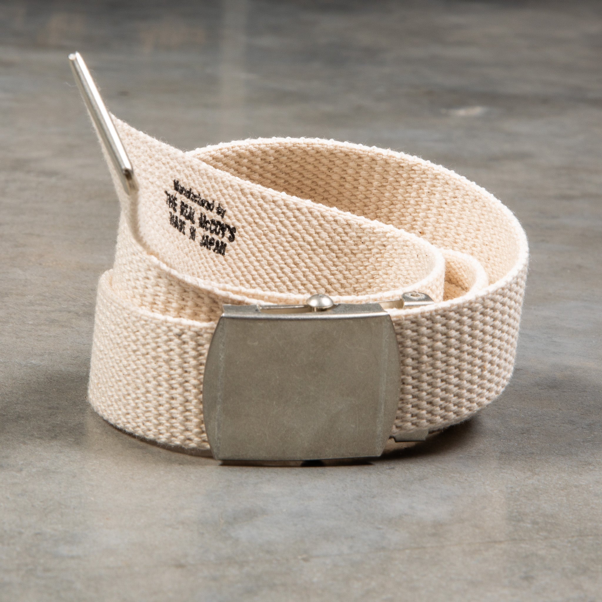 The Real McCoy&#39;s White Trouser Uniform Belt