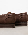 Edward Green Belgravia Espresso Suede on R1 sole