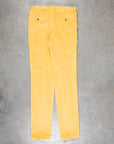 Rota Pantaloni High Rise Regular Fit 8-Wale Corduroy Giallo Toscano