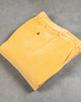 Rota Pantaloni High Rise Regular Fit 8-Wale Corduroy Giallo Toscano