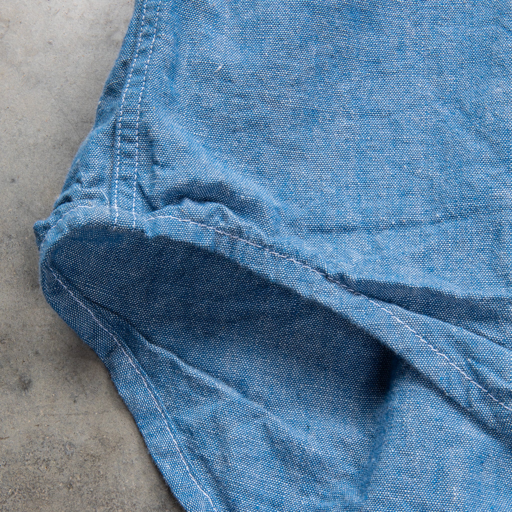 Gitman Vintage x Frans Boone Japanese Chambray Blue