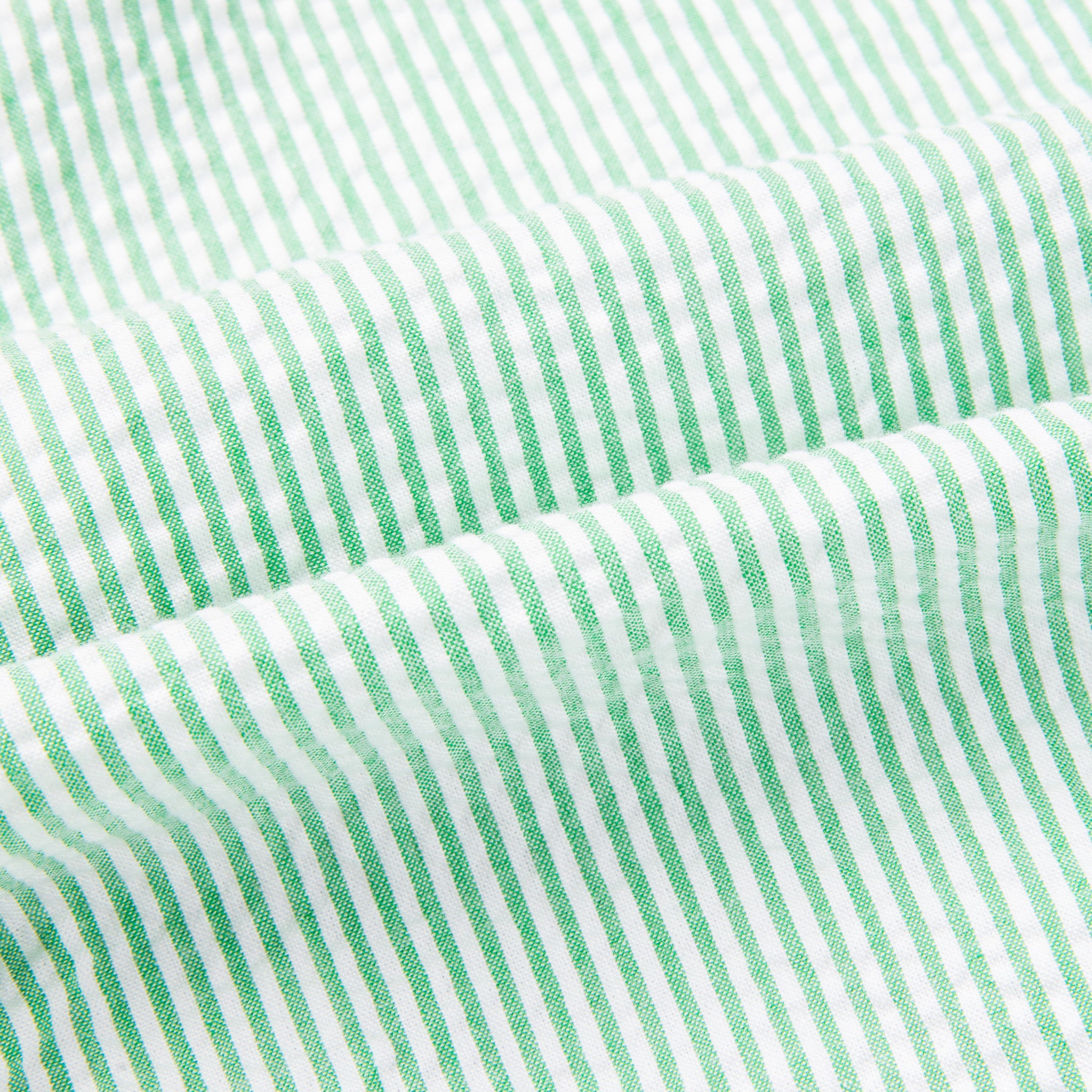 Gitman Vintage Shirt Seersucker Stripe Green