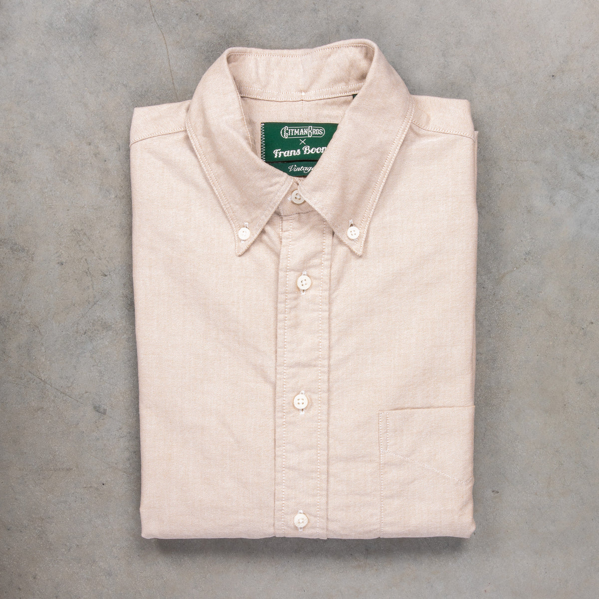 Gitman Vintage x Frans Boone Hopsack Tan