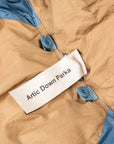 Ten C Artic Down Parka Blu Petrolio