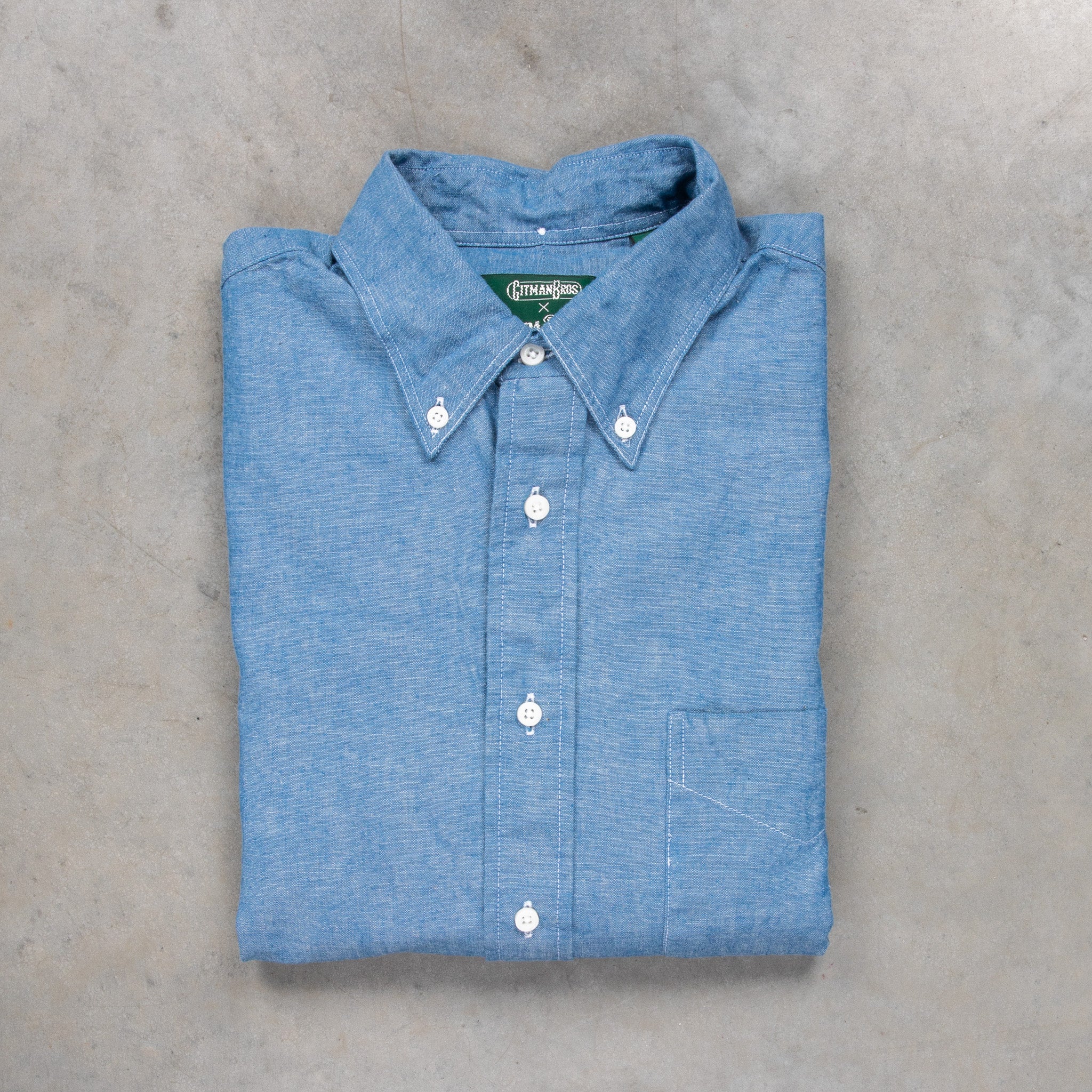 Gitman Vintage x Frans Boone Japanese Chambray Blue – Frans Boone