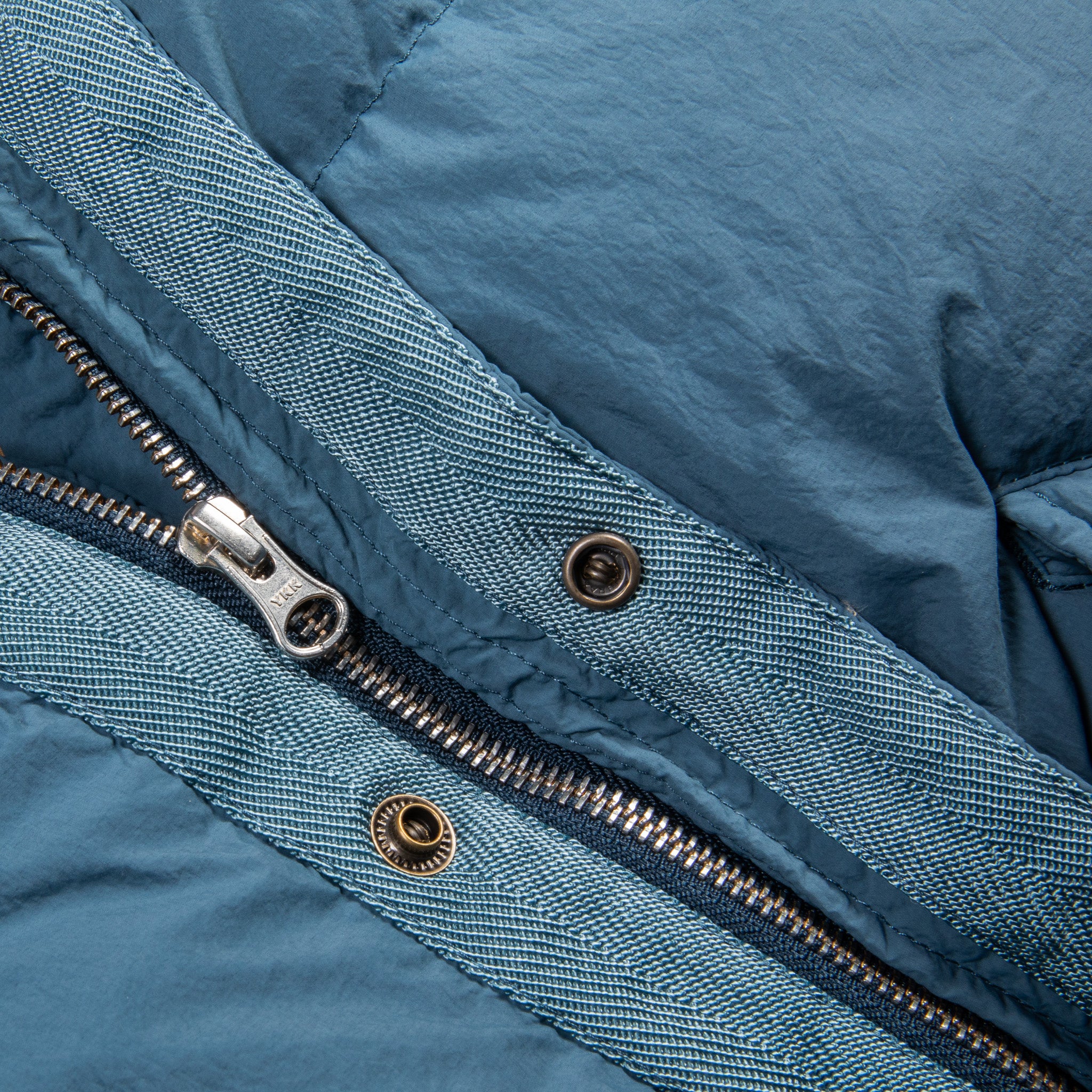 Ten C Artic Down Parka Blu Petrolio