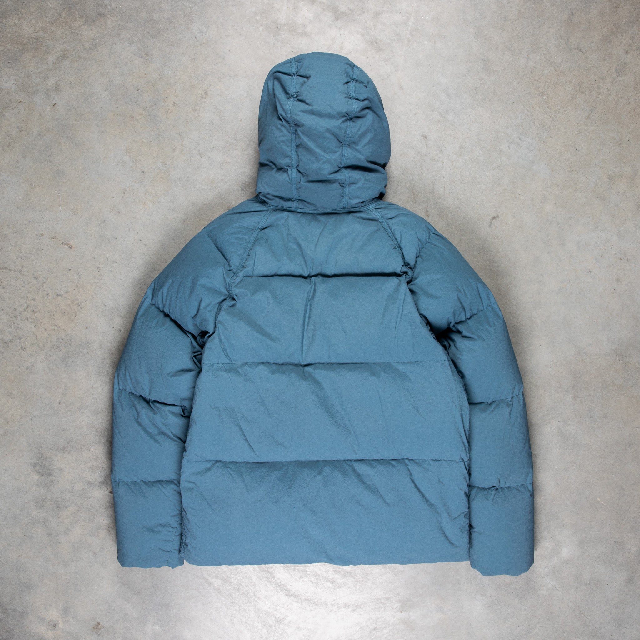 Ten C Artic Down Parka Blu Petrolio