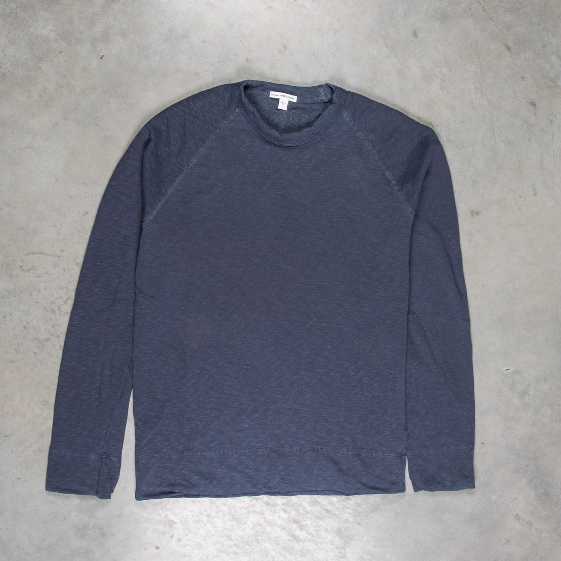 James Perse Vintage Fleece Raglan Pullover Deep pigment