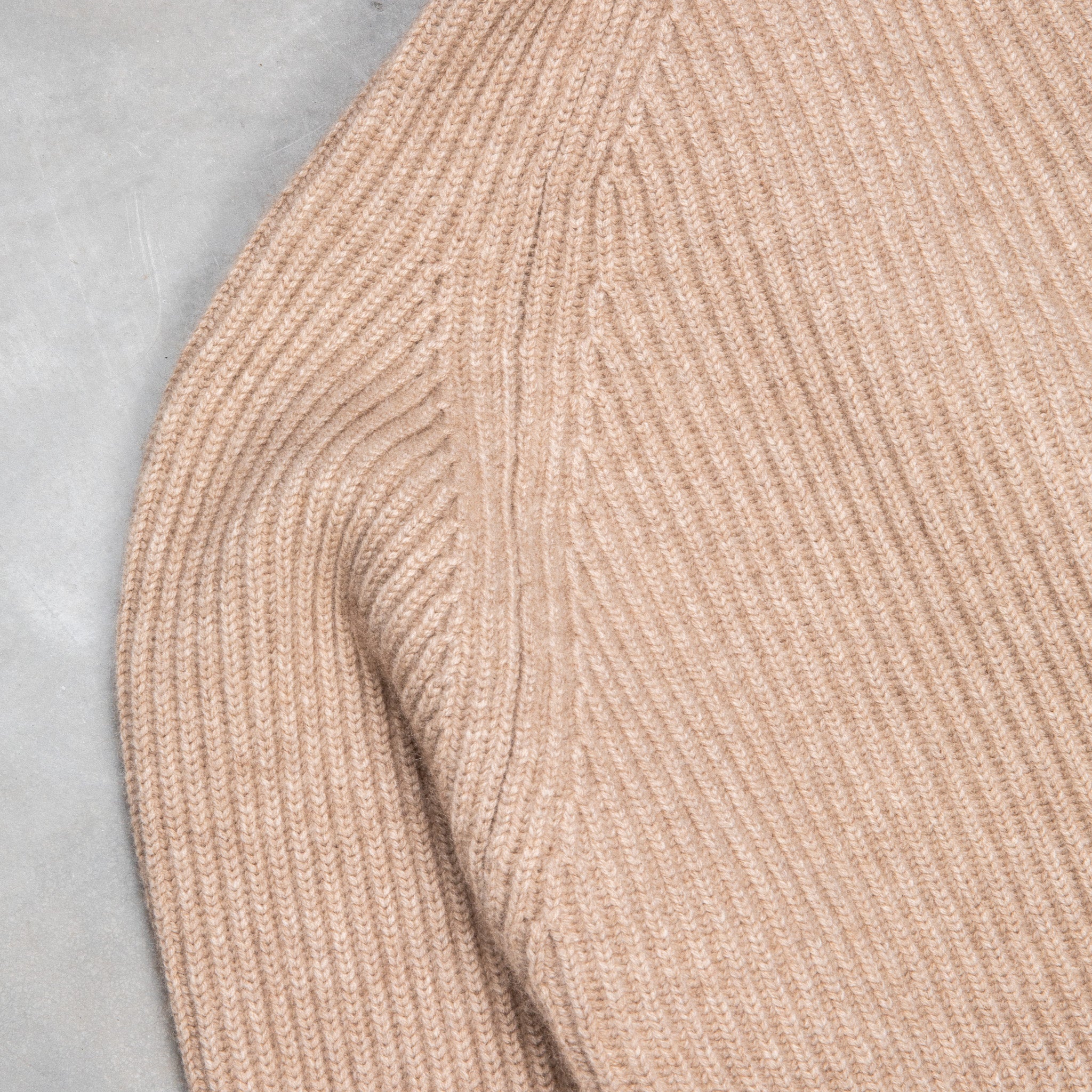 William Lockie Windsor Cashmere Shawl Cardigan Dark Natural
