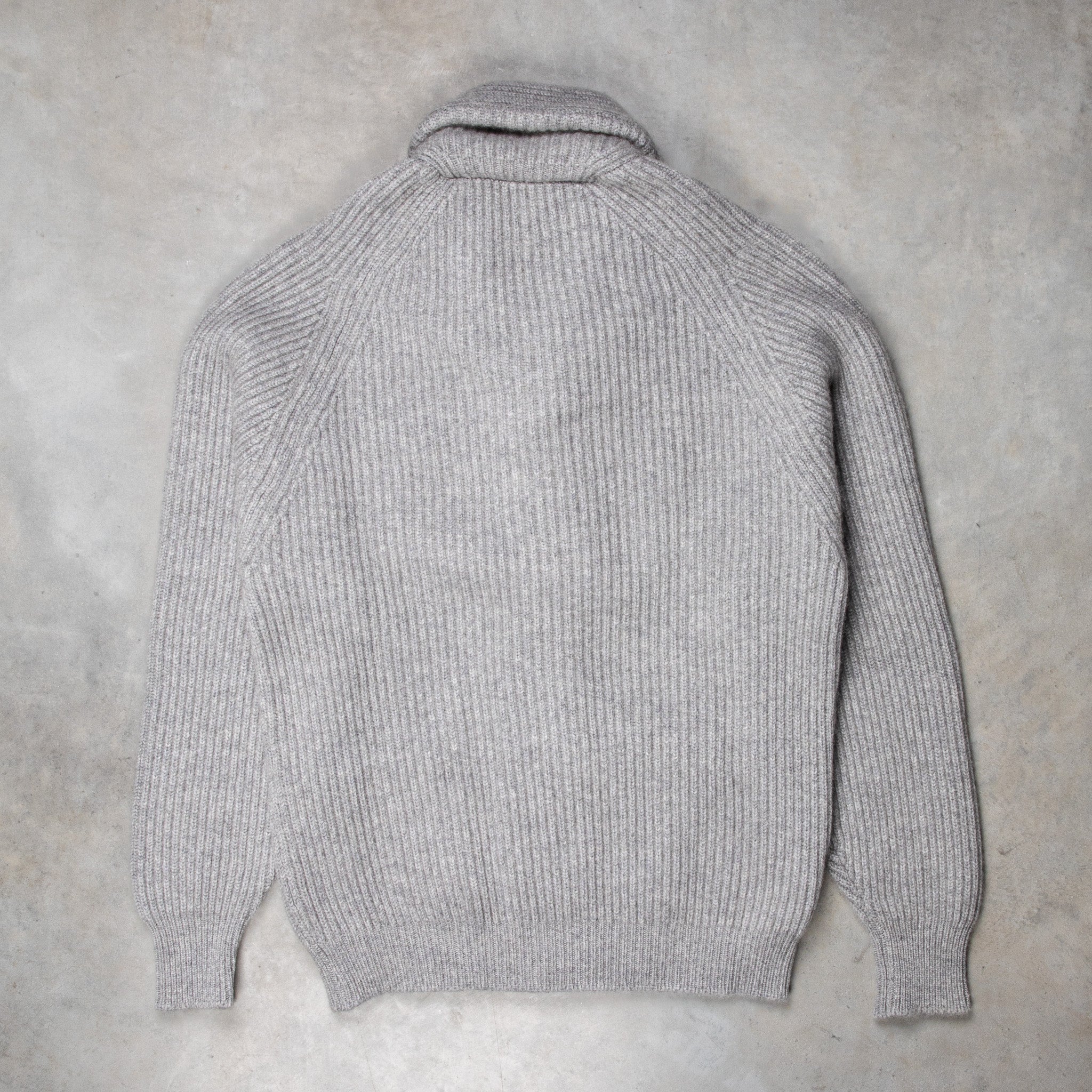 William Lockie Windsor Cashmere Shawl Cardigan Flannel