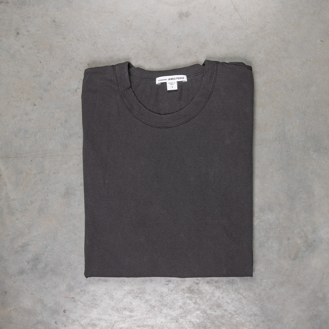 James Perse Crew Neck Tee Carbon