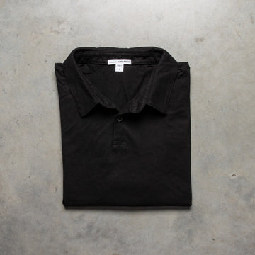 James Perse Revised polo Black