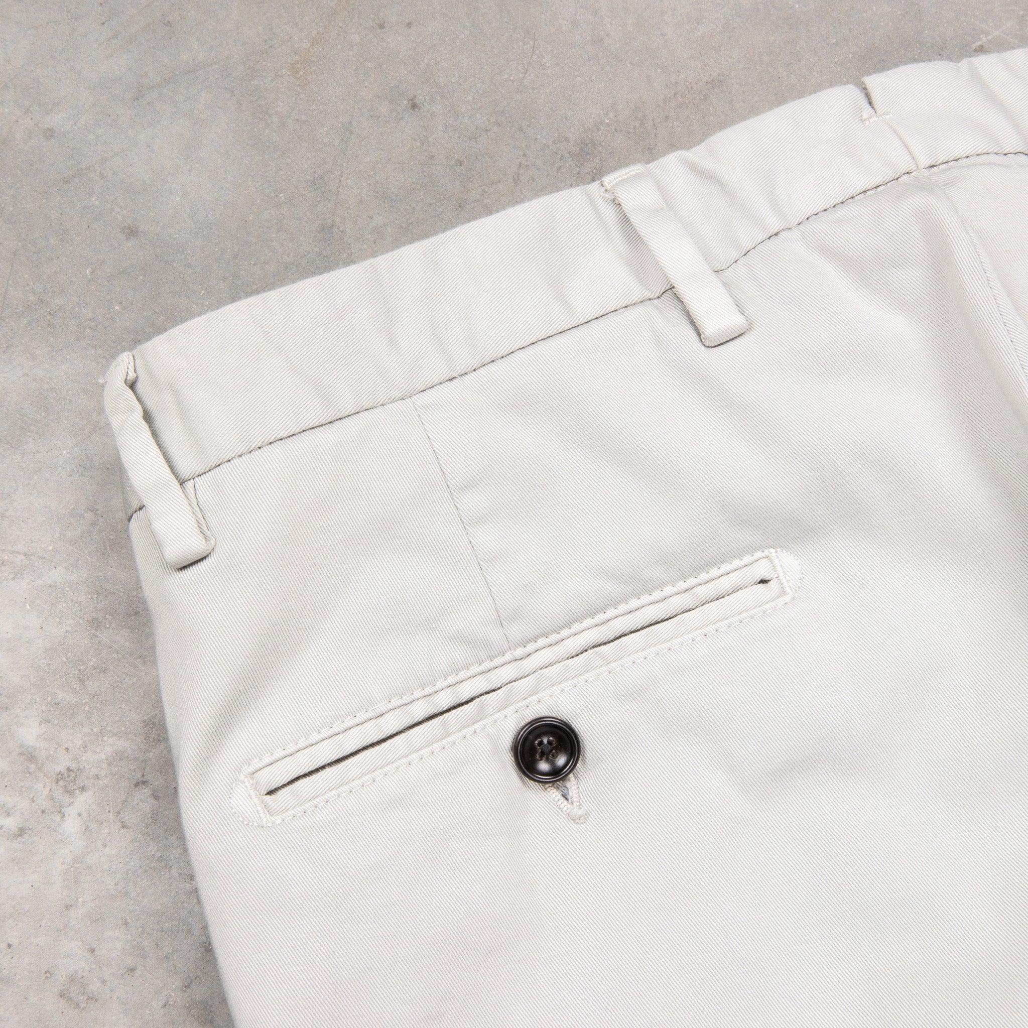 Drumohr Pantaloni Doppia Pence Cottone Grigio Chiaro