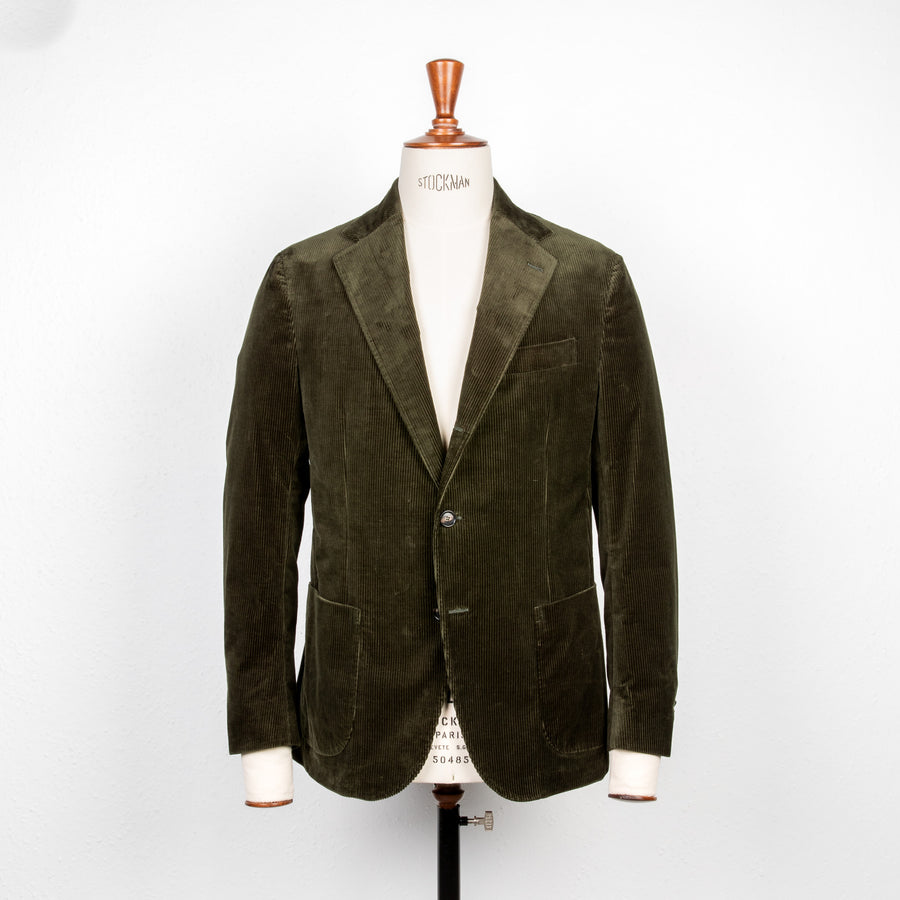 De Petrillo Posillipo Corduroy Jacket Verde Marcio Scuro