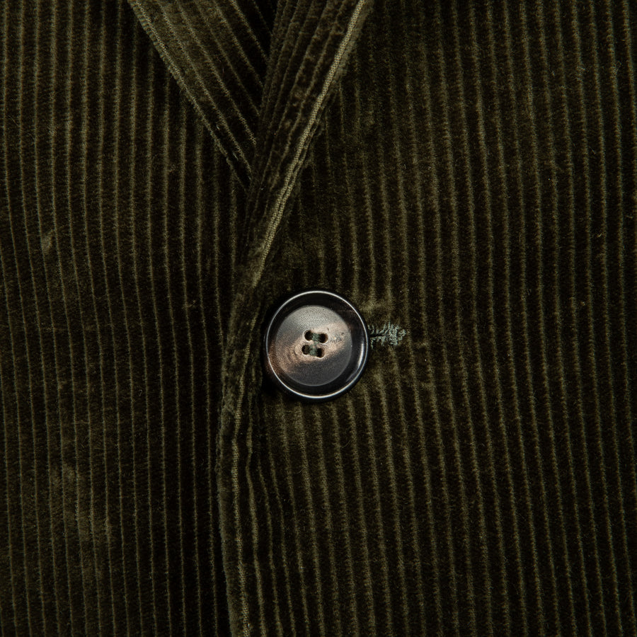 De Petrillo Posillipo Corduroy Jacket Verde Marcio Scuro