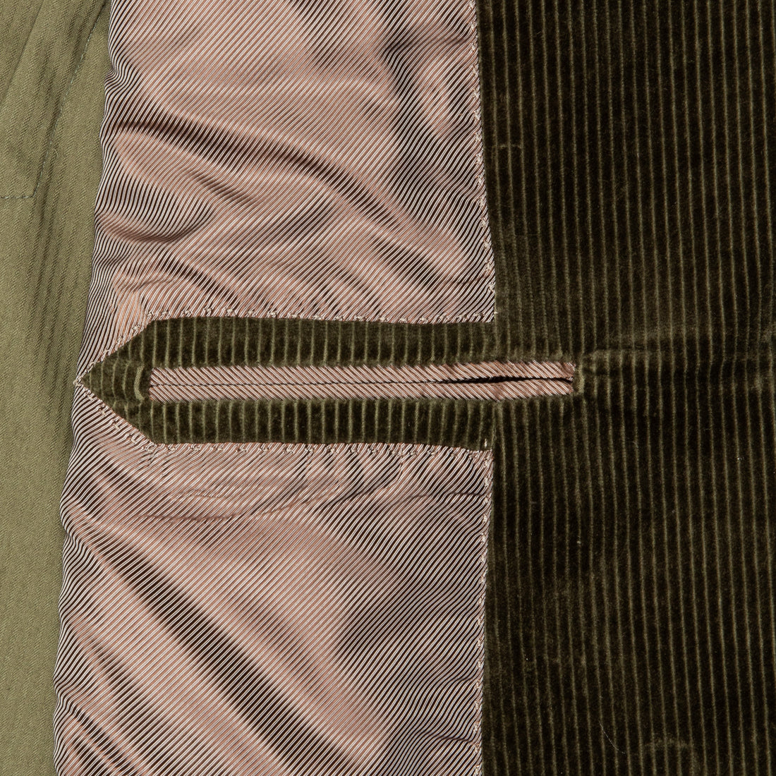 De Petrillo Posillipo Corduroy Jacket Verde Marcio Scuro