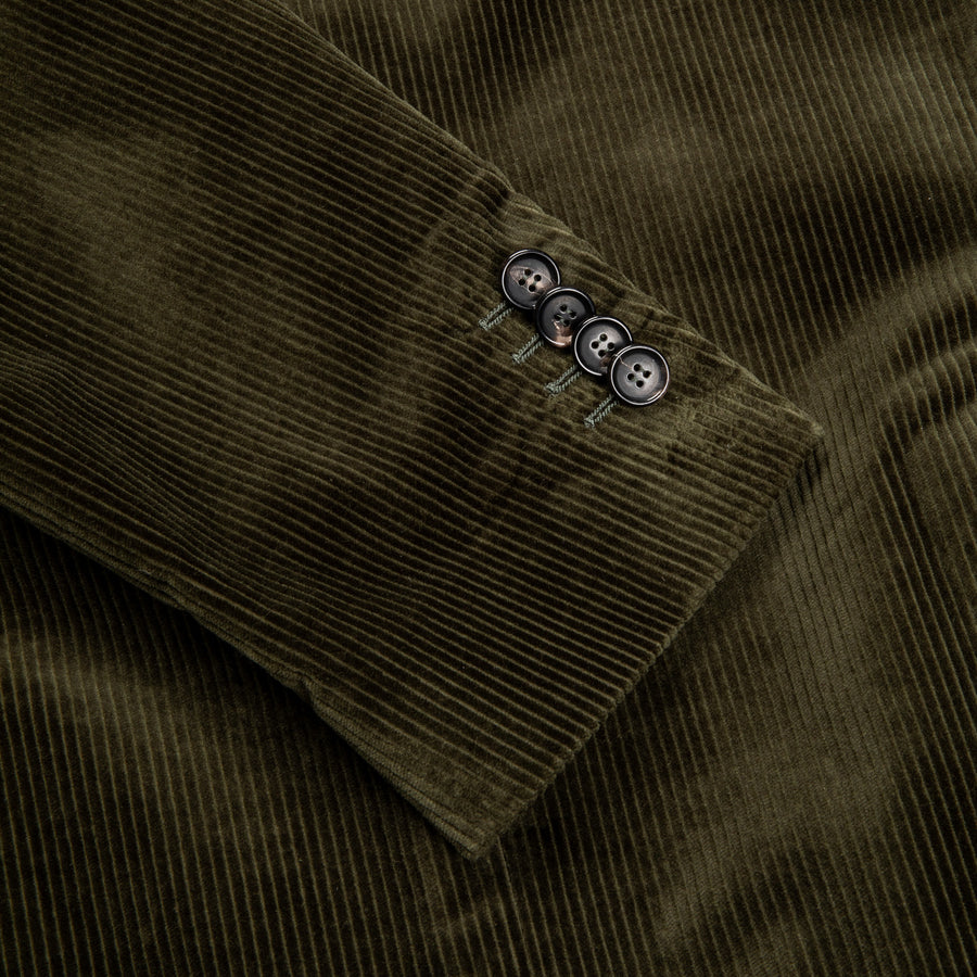 De Petrillo Posillipo Corduroy Jacket Verde Marcio Scuro