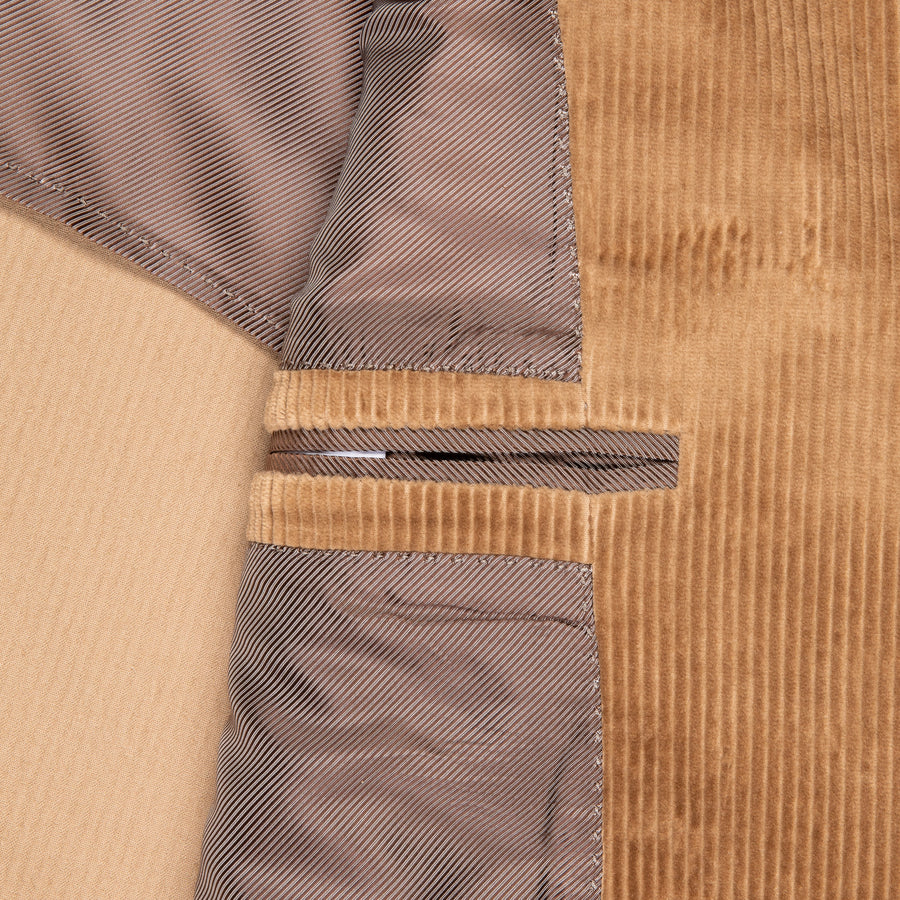 De Petrillo Posillipo Corduroy Jacket Beige Cerbiatto