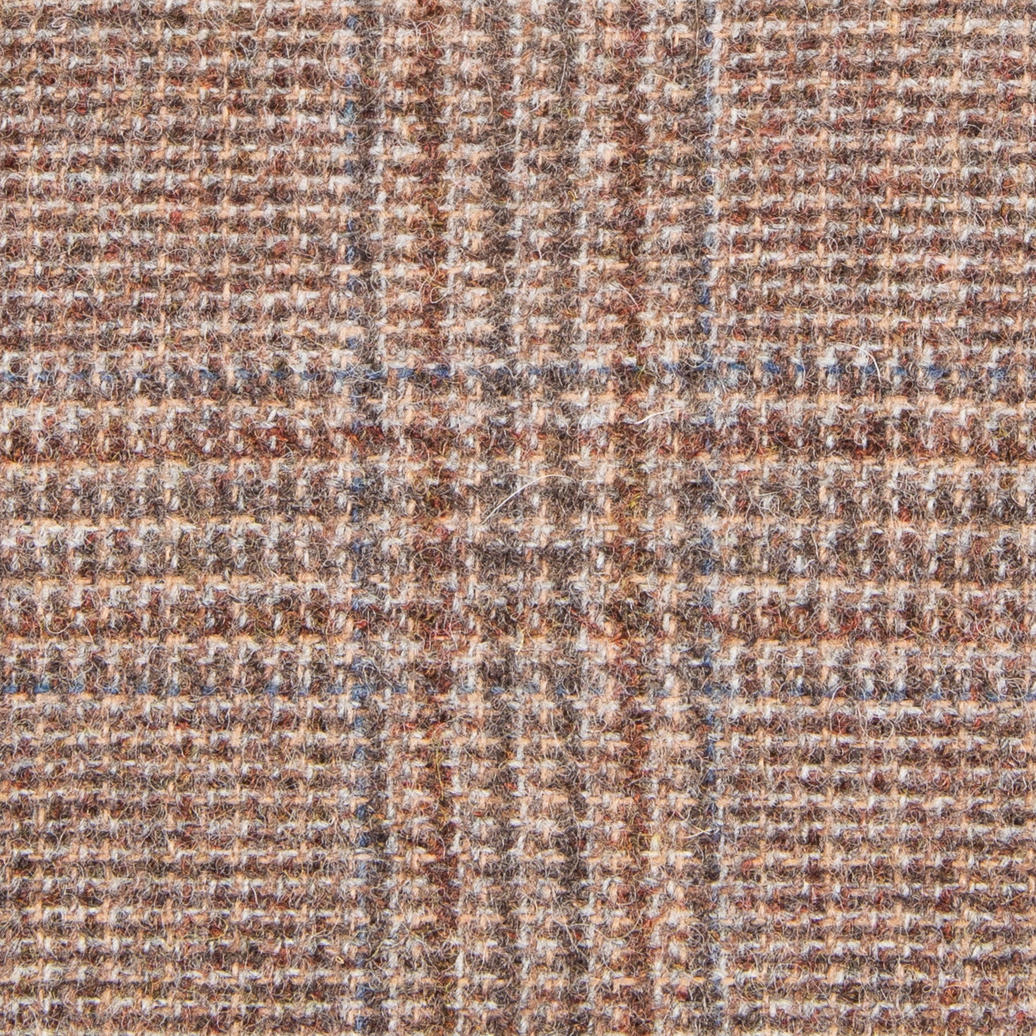 De Petrillo Posillipo Shetland Tweed Jacket Prince Of Wales Beige