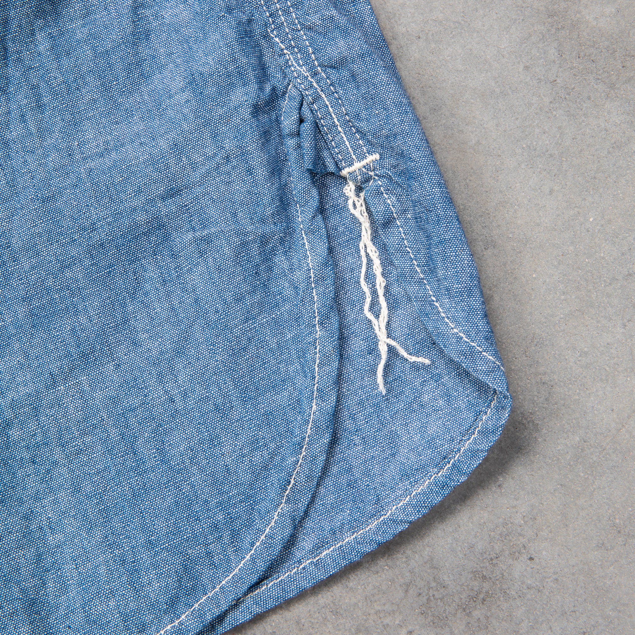 Orslow 01-8070 84M 4.5 oz chambray shirt