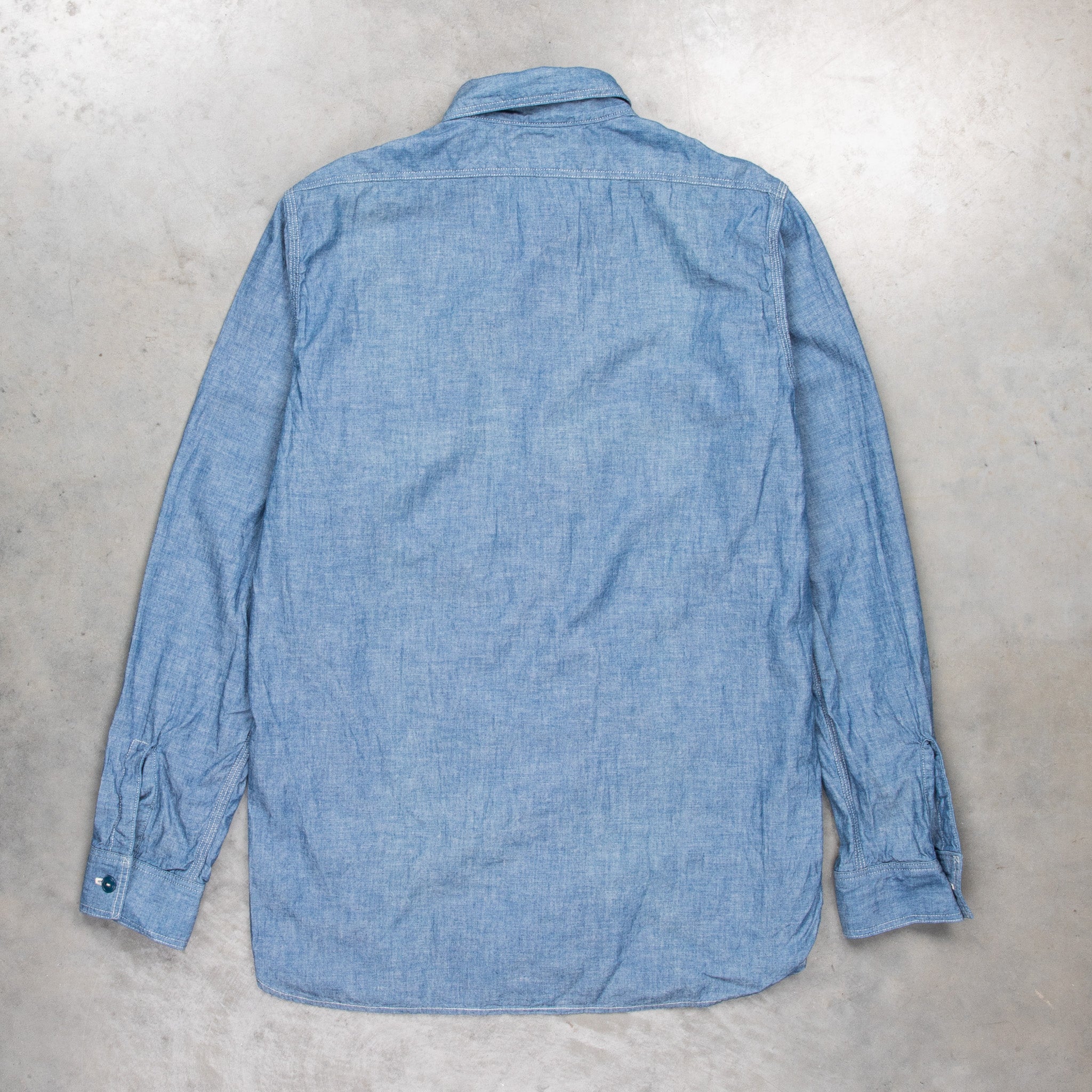 Orslow 01-8070 84M 4.5 oz chambray shirt