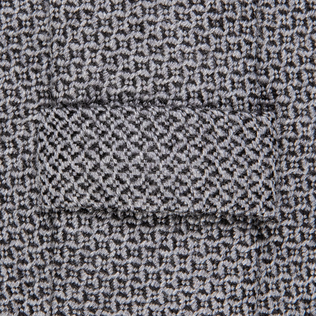 Finamore Anversa Tie Untipped Loose Weave Grey Mix