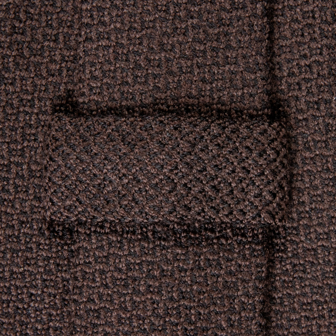 Finamore Anversa Tie Untipped Loose Weave Brown