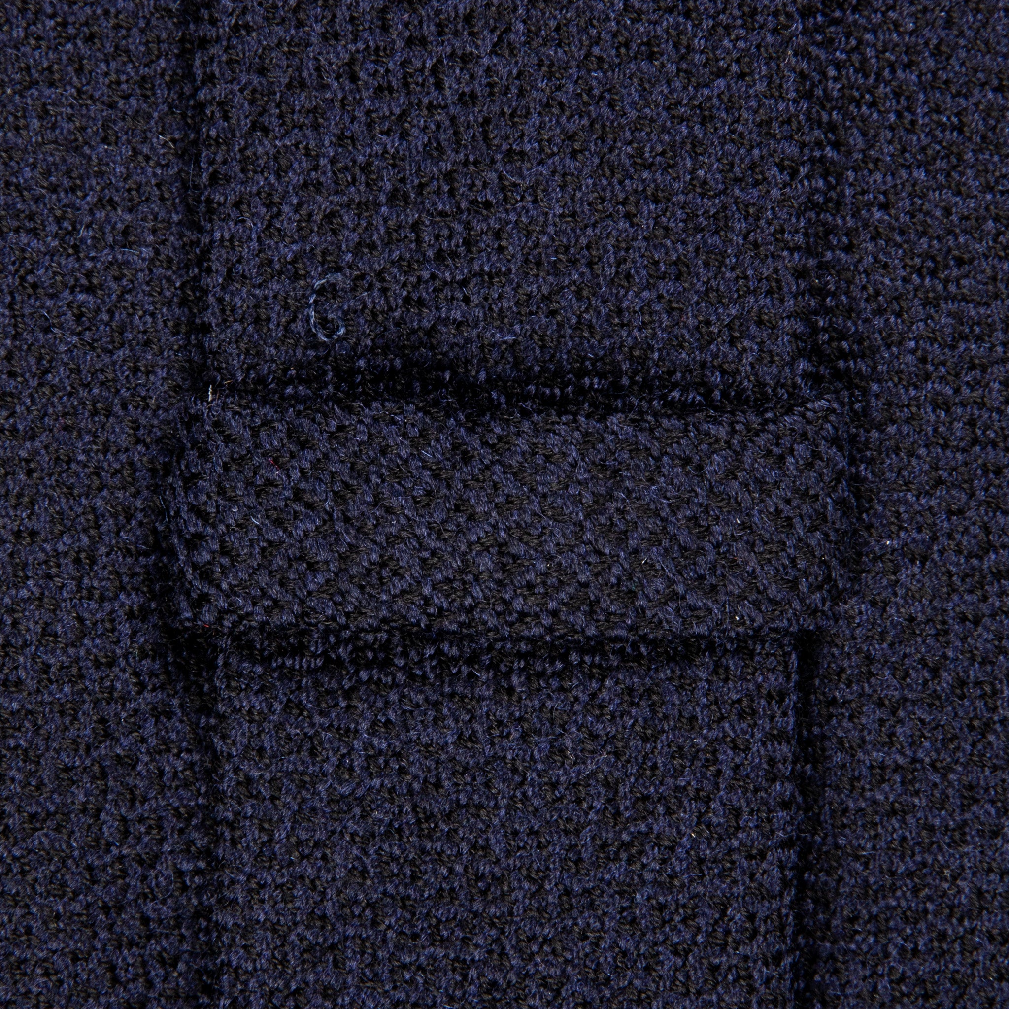 Finamore Anversa Tie Untipped Loose Weave Navy