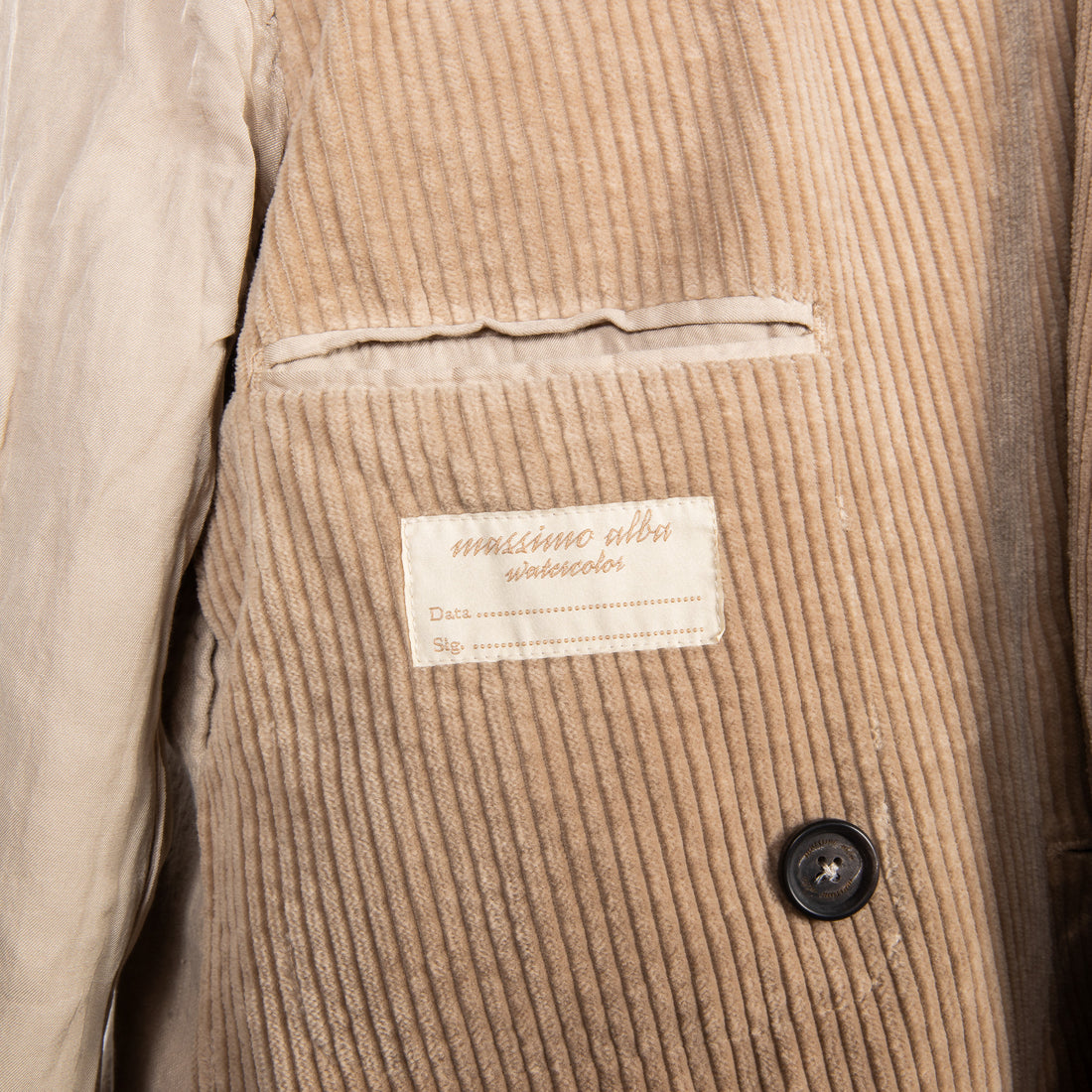 Massimo Alba Monster Double Breasted Blazer Naturale