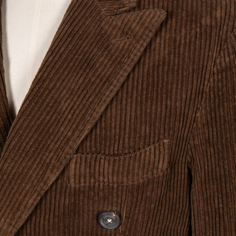 Massimo Alba Monster Double Breasted Blazer Noce