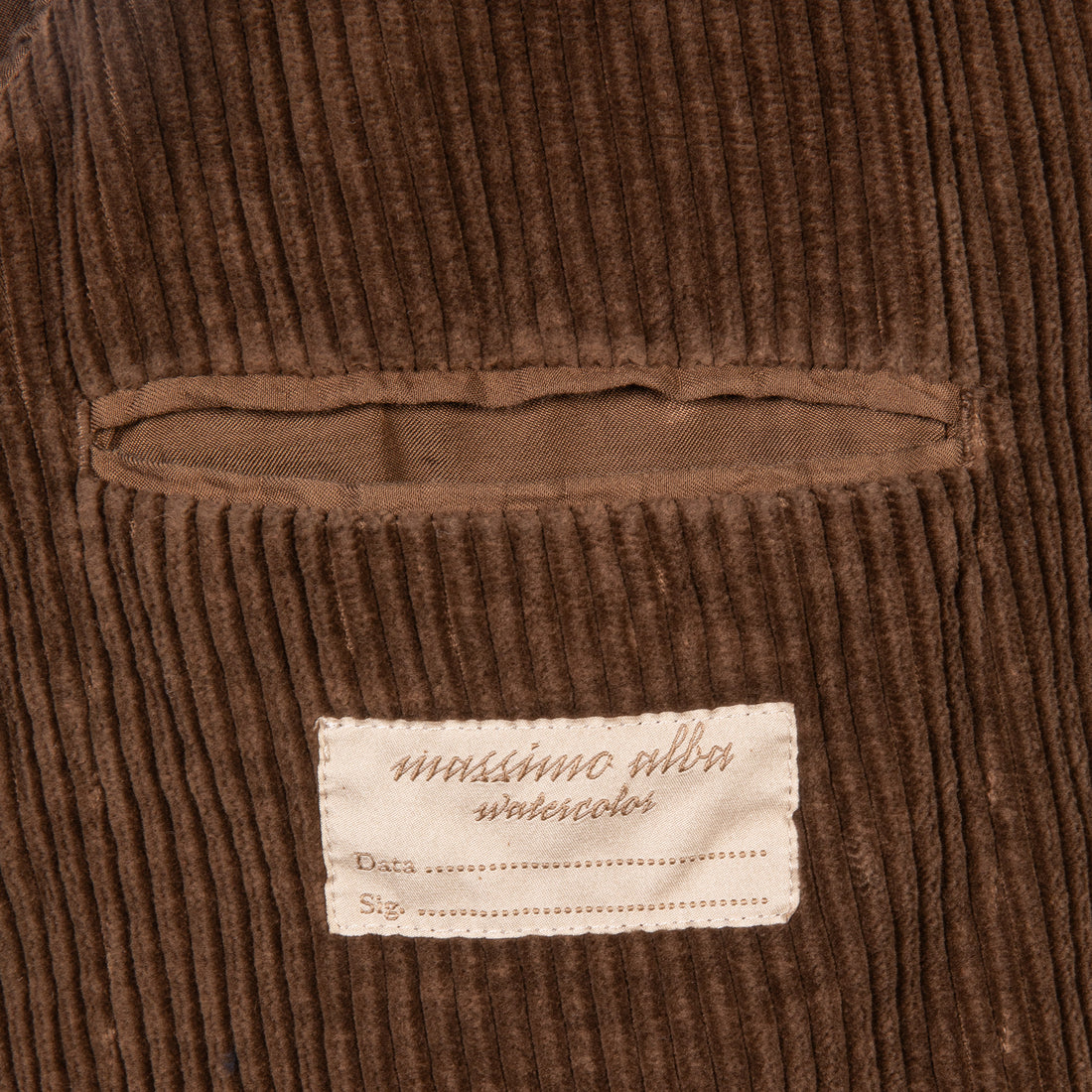 Massimo Alba Monster Double Breasted Blazer Noce