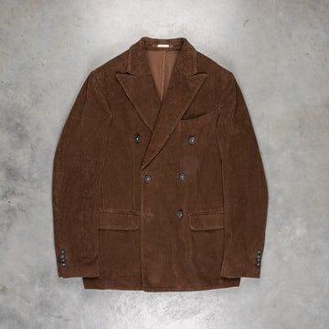 Massimo Alba Monster Double Breasted Blazer Noce