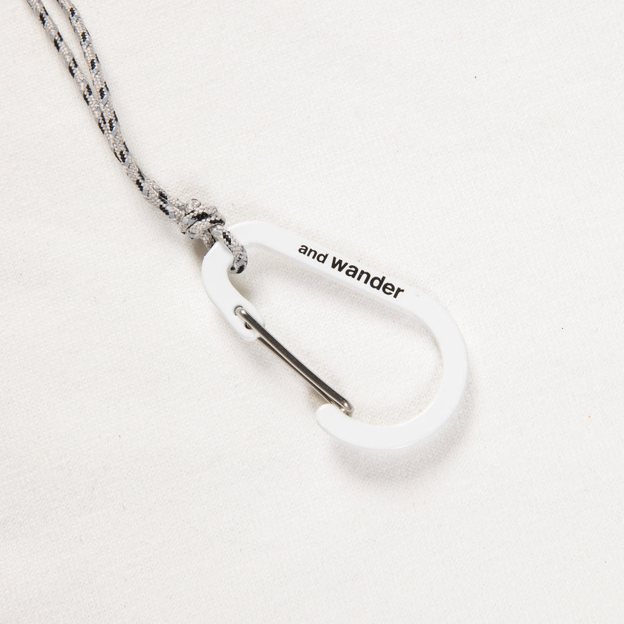 And Wander Heavy Cotton Pocket LS T-Shirt White