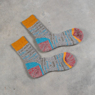 And Wander Wool Socks L.Gray