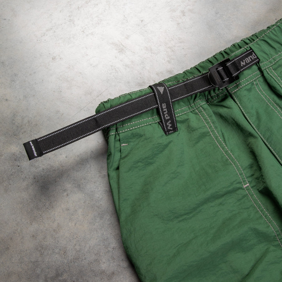 And Wander NY Taffeta 2-Way Pants D. Green