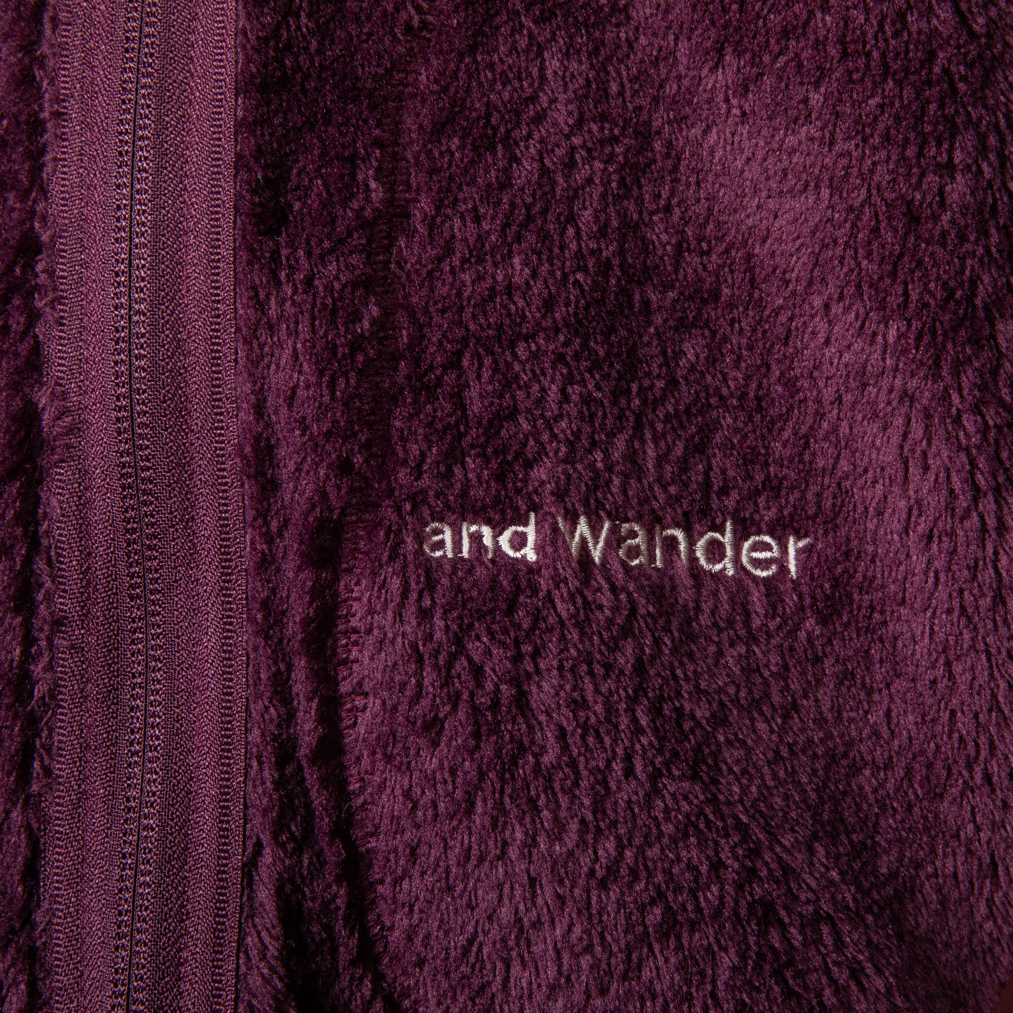 And Wander High Loft Fleece Jacket Purple