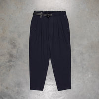 And Wander Light W Cloth Pants Navy