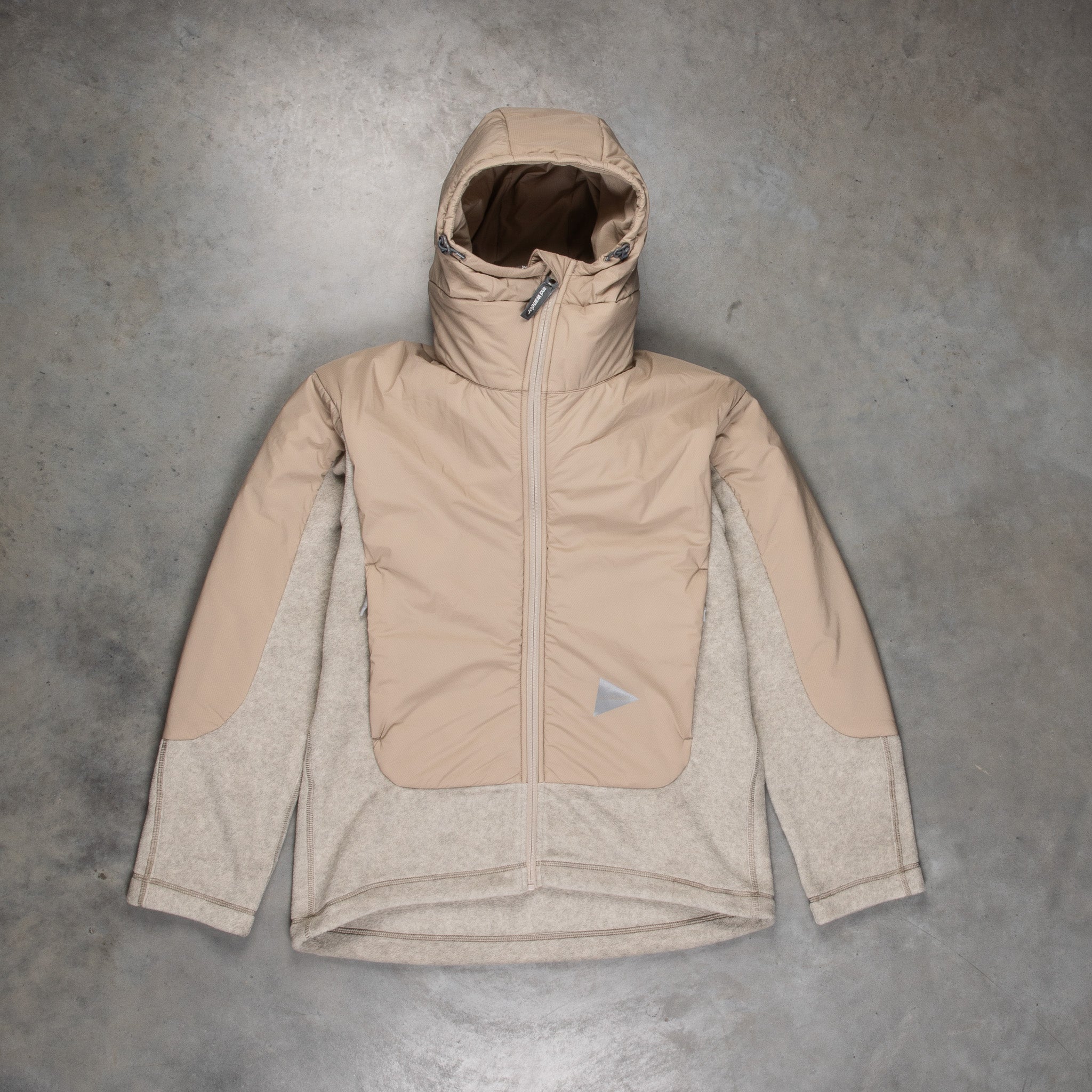 And Wander Top Fleece Jacket L.Beige