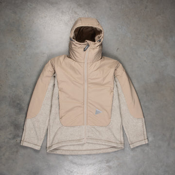 And Wander Top Fleece Jacket L.Beige
