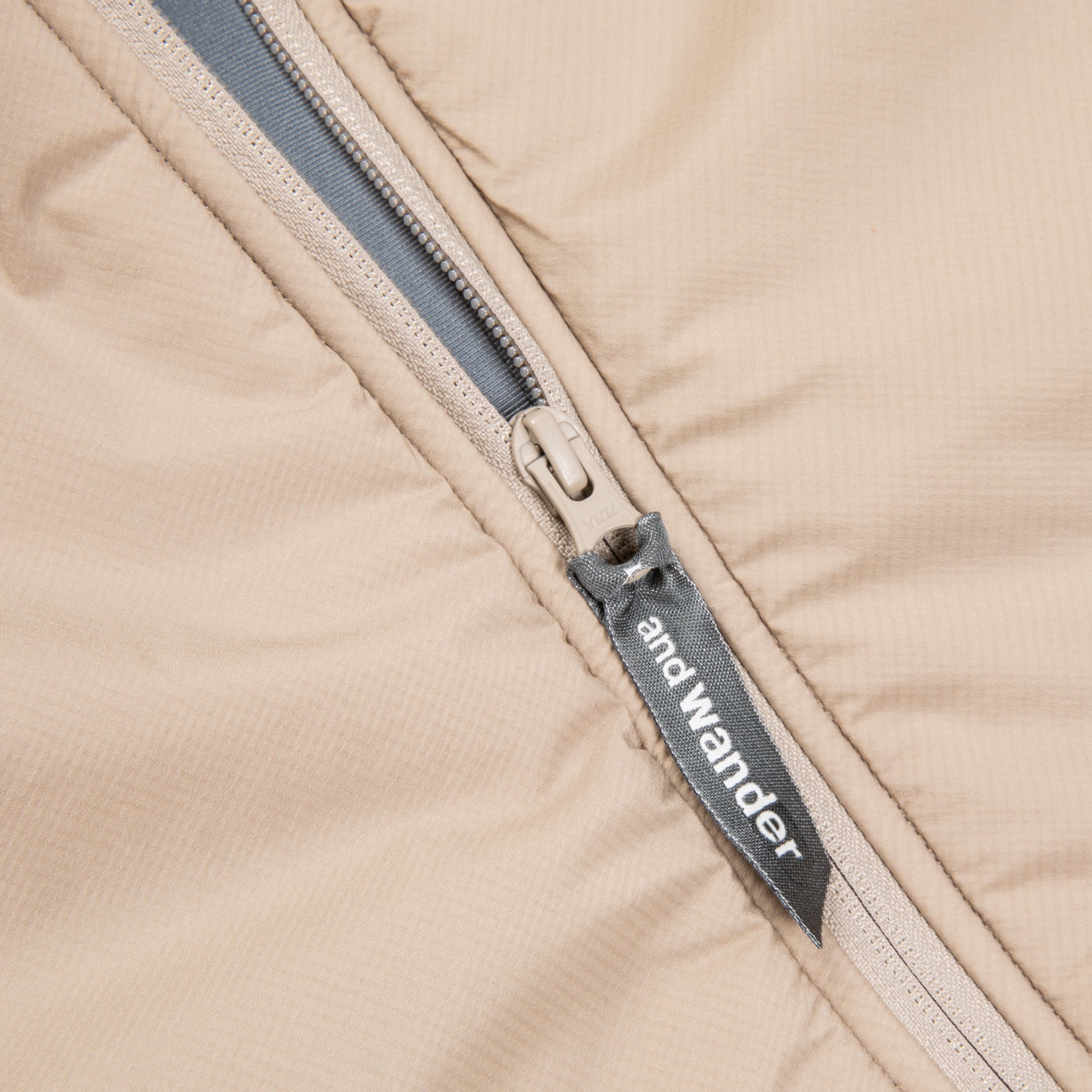 And Wander Top Fleece Jacket L.Beige