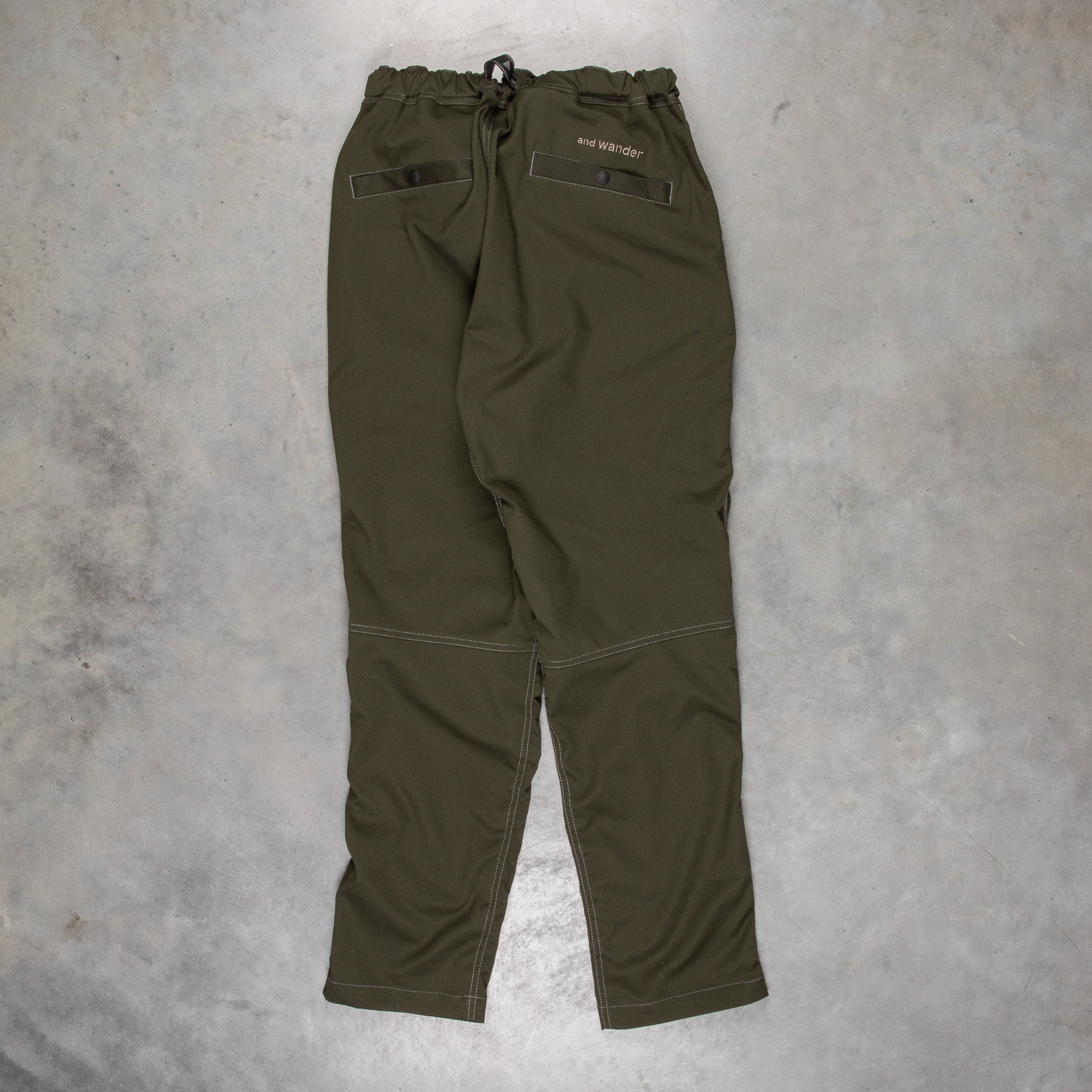 売り一掃 and wander polyester climbing pantsベージュ0 【公式通販】
