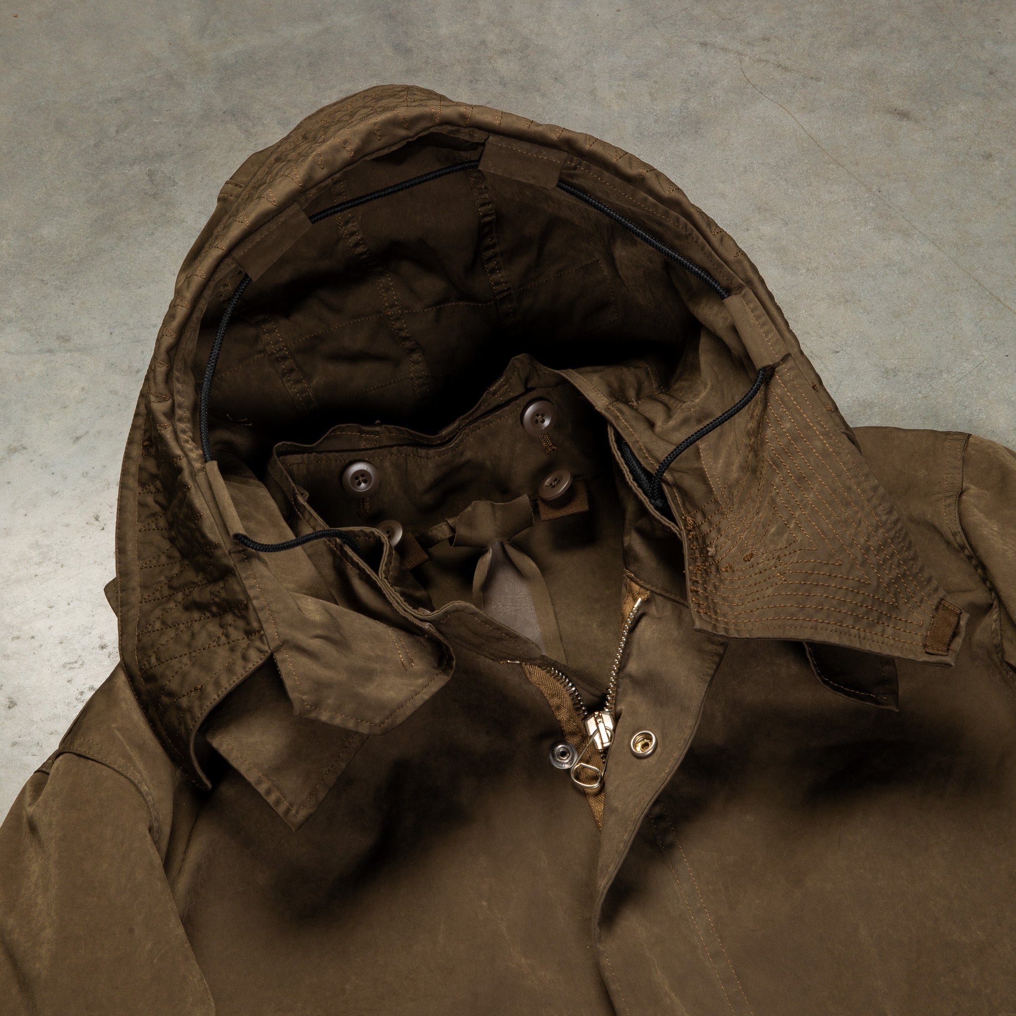 Ten C Parka Oliva Scuro